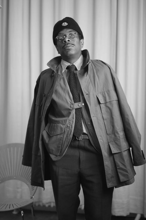 MACKINTOSH - Country Green Waxed Cotton Coat - Tempo