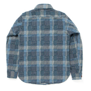 Pre-Order: Noragi Kasuri Indigo Patchwork Shirt