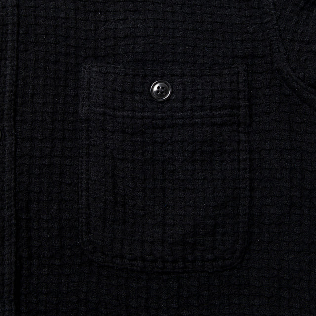 Kyoto Montsuki Kurozome Sashiko Shirt - OW
