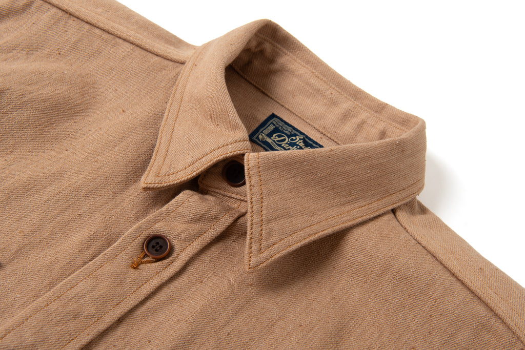 STUDIO D'ARTISAN - Organic Fox Cotton 11oz. Work Shirt - Tempo