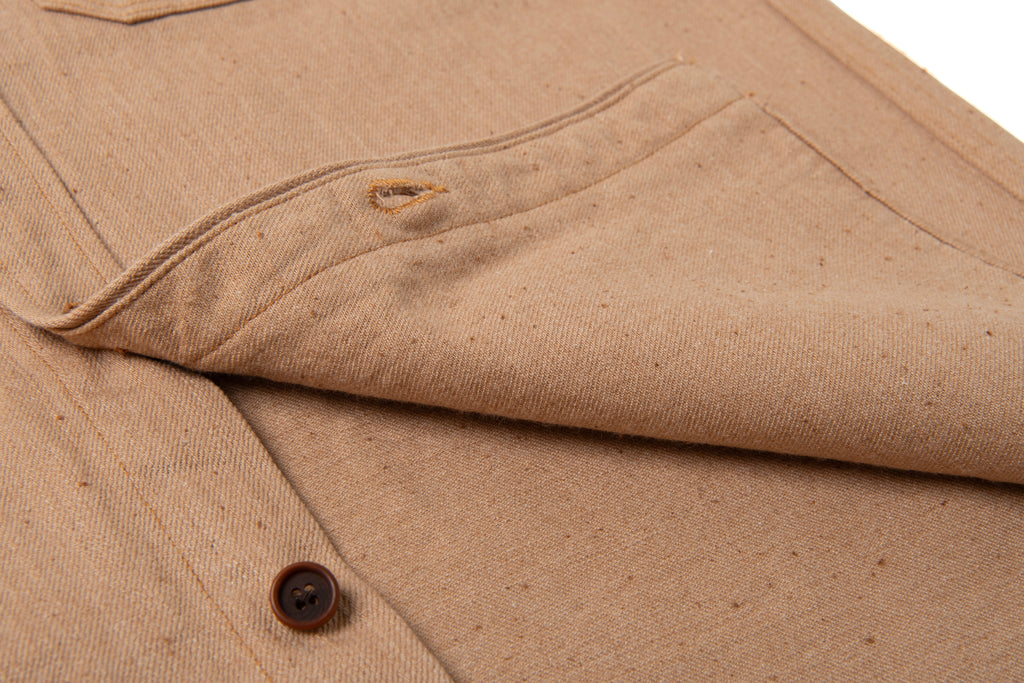 STUDIO D'ARTISAN - Organic Fox Cotton 11oz. Work Shirt - Tempo