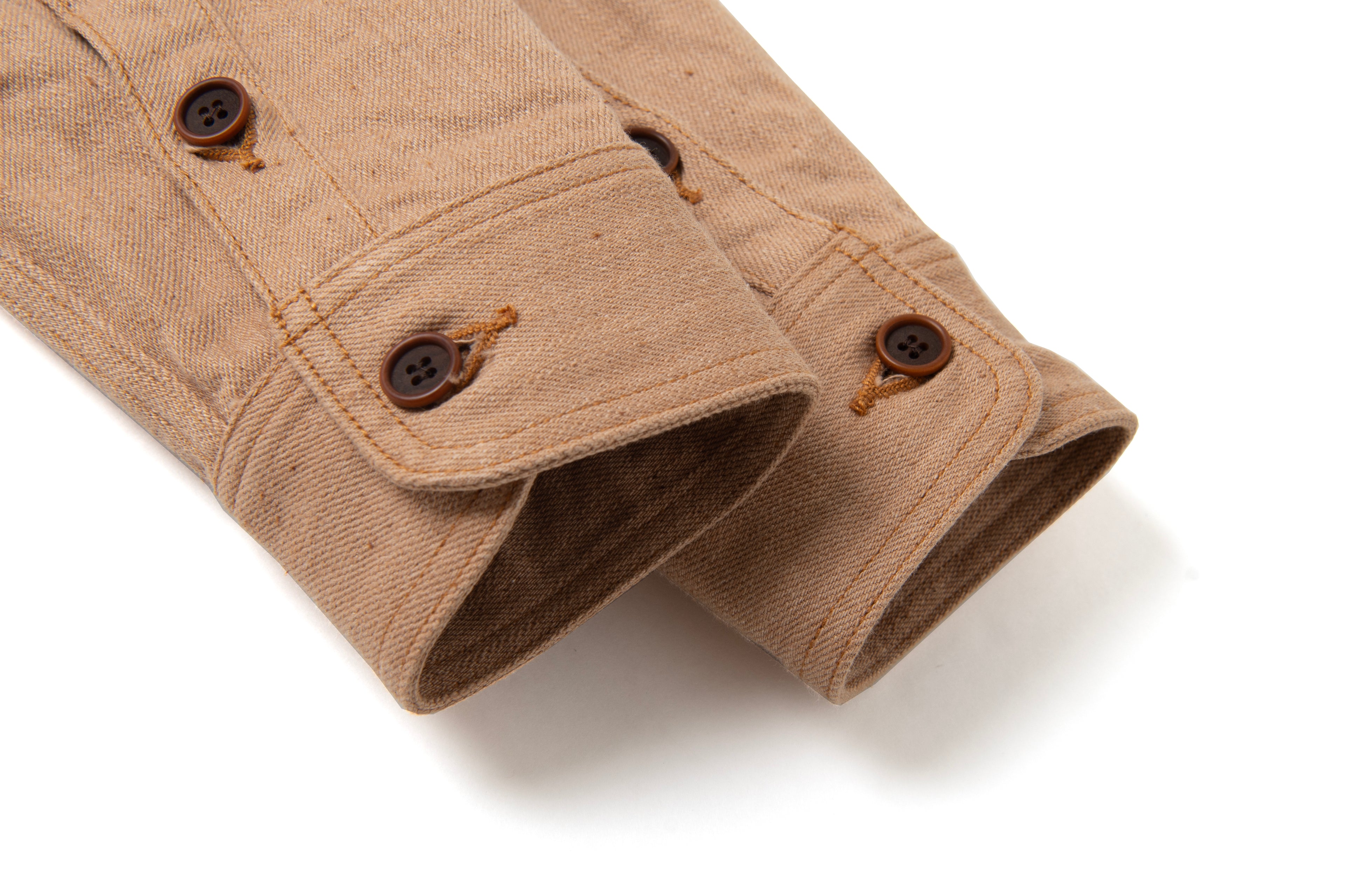 STUDIO D'ARTISAN - Organic Fox Cotton 11oz. Work Shirt - Tempo