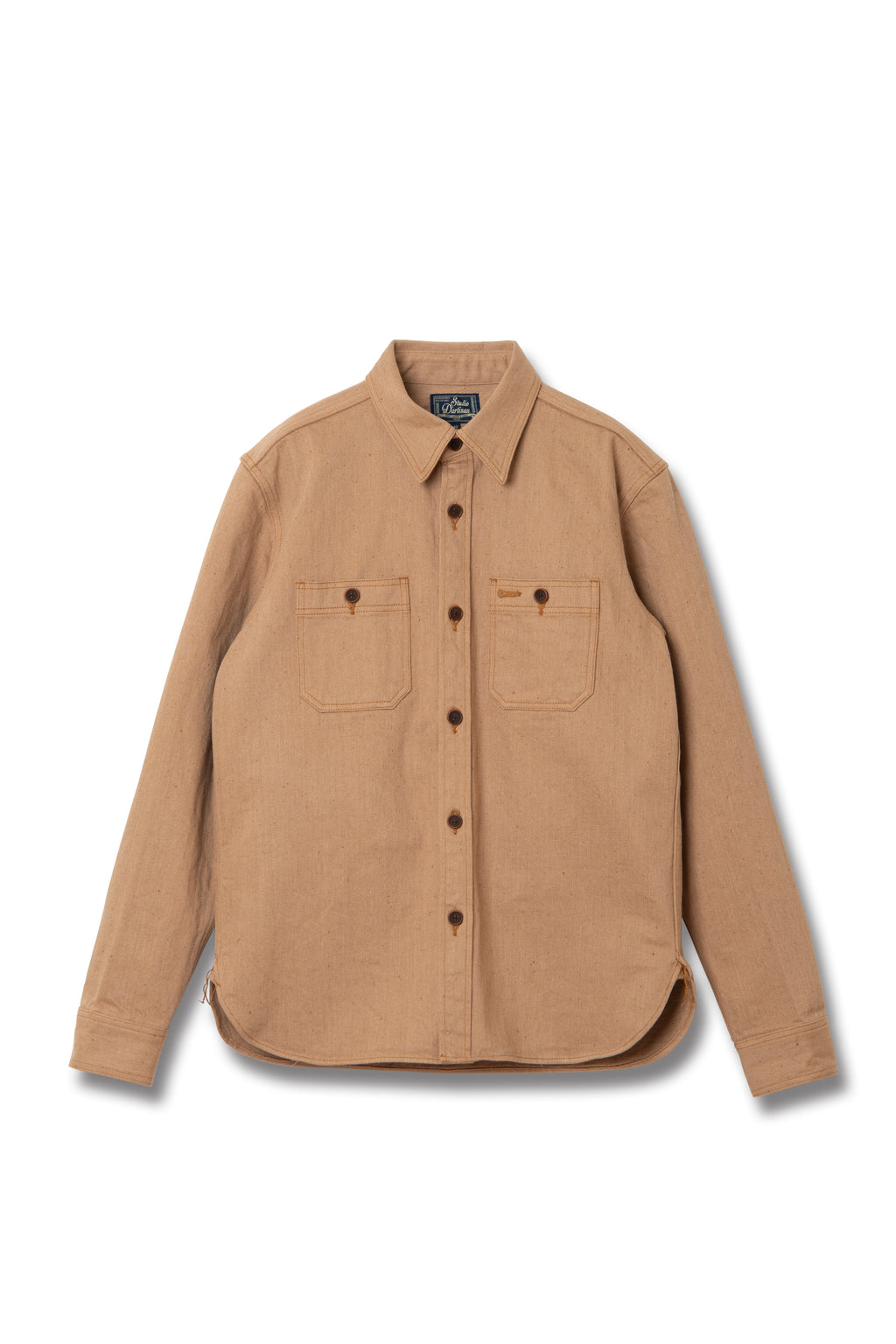 STUDIO D'ARTISAN - Organic Fox Cotton 11oz. Work Shirt - Tempo