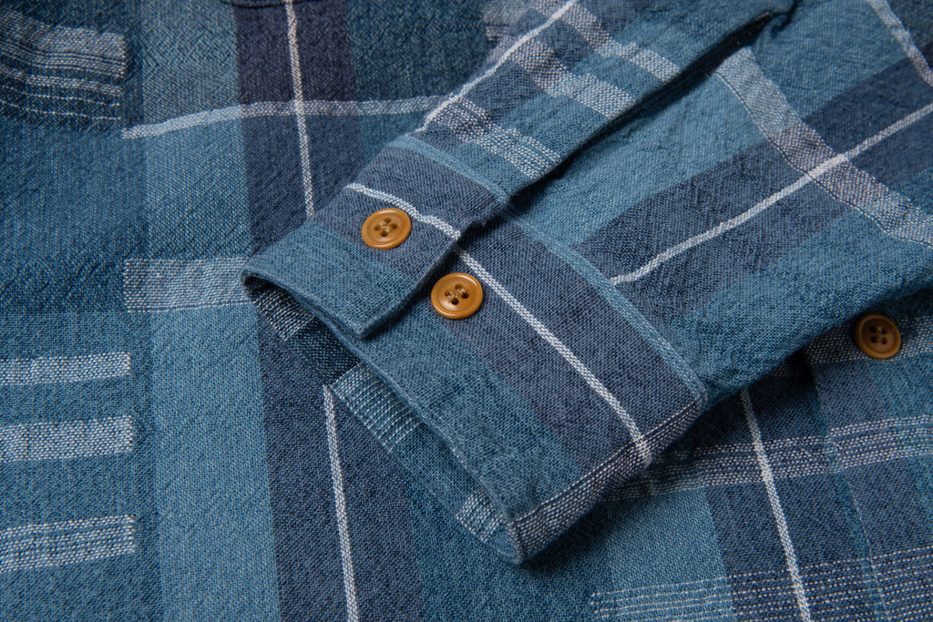 STUDIO D'ARTISAN - PRE-ORDER: NORAGI PATCHWORK SHIRT No. 5747 - Tempo