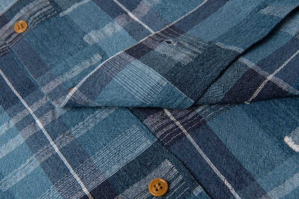 STUDIO D'ARTISAN - PRE-ORDER: NORAGI PATCHWORK SHIRT No. 5747 - Tempo