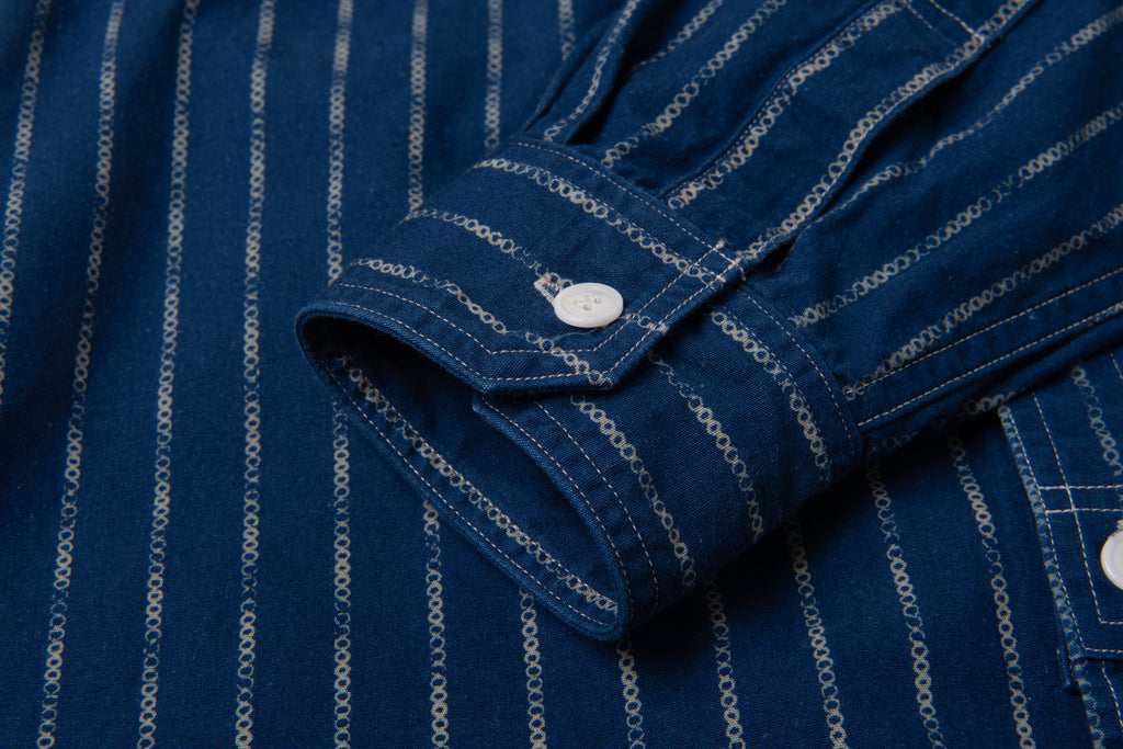 STUDIO D'ARTISAN - PRE-ORDER - INDIGO RING WABASH SHIRT No. 5748 - Tempo