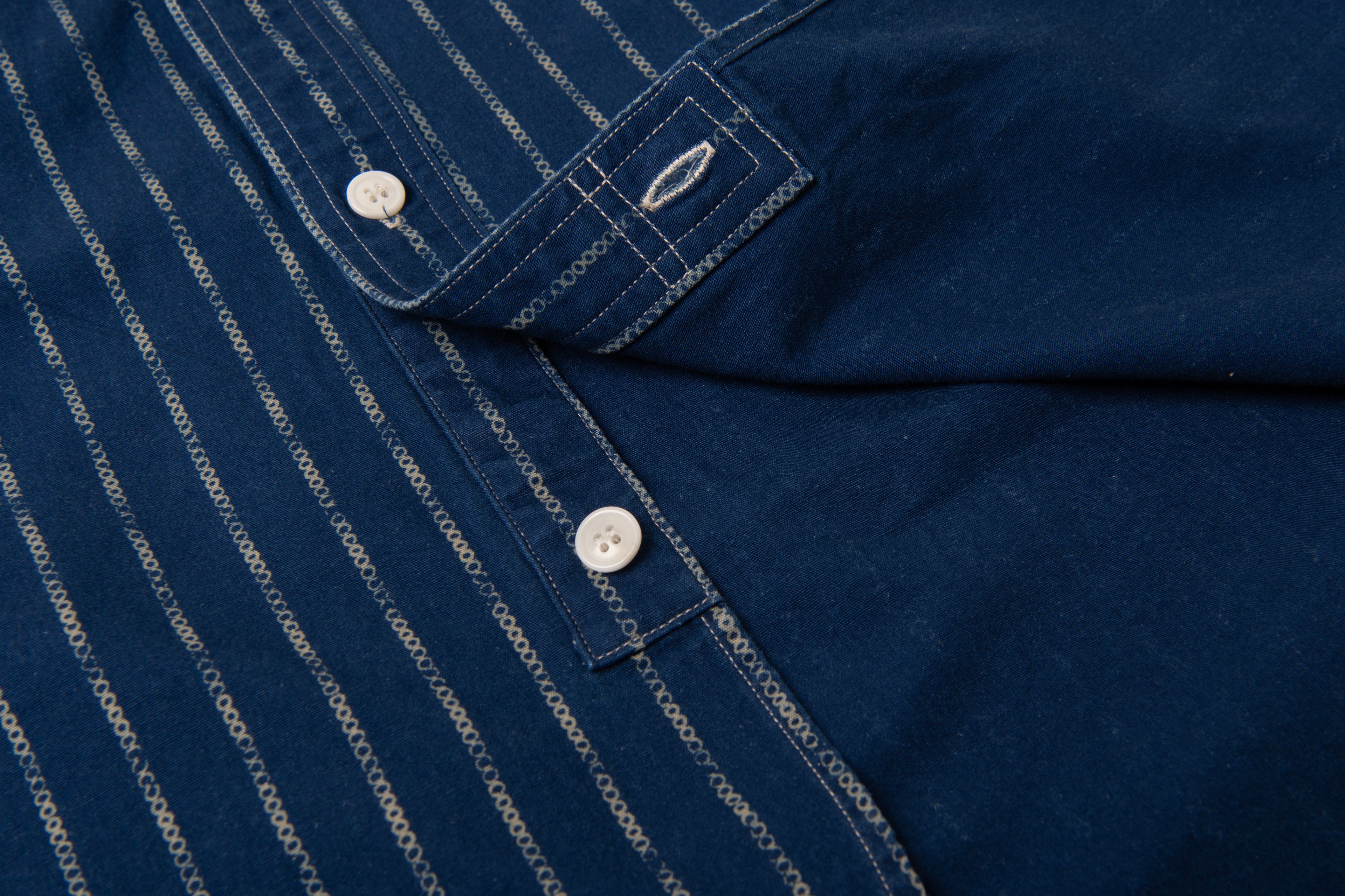 STUDIO D'ARTISAN - PRE-ORDER - INDIGO RING WABASH SHIRT No. 5748 - Tempo