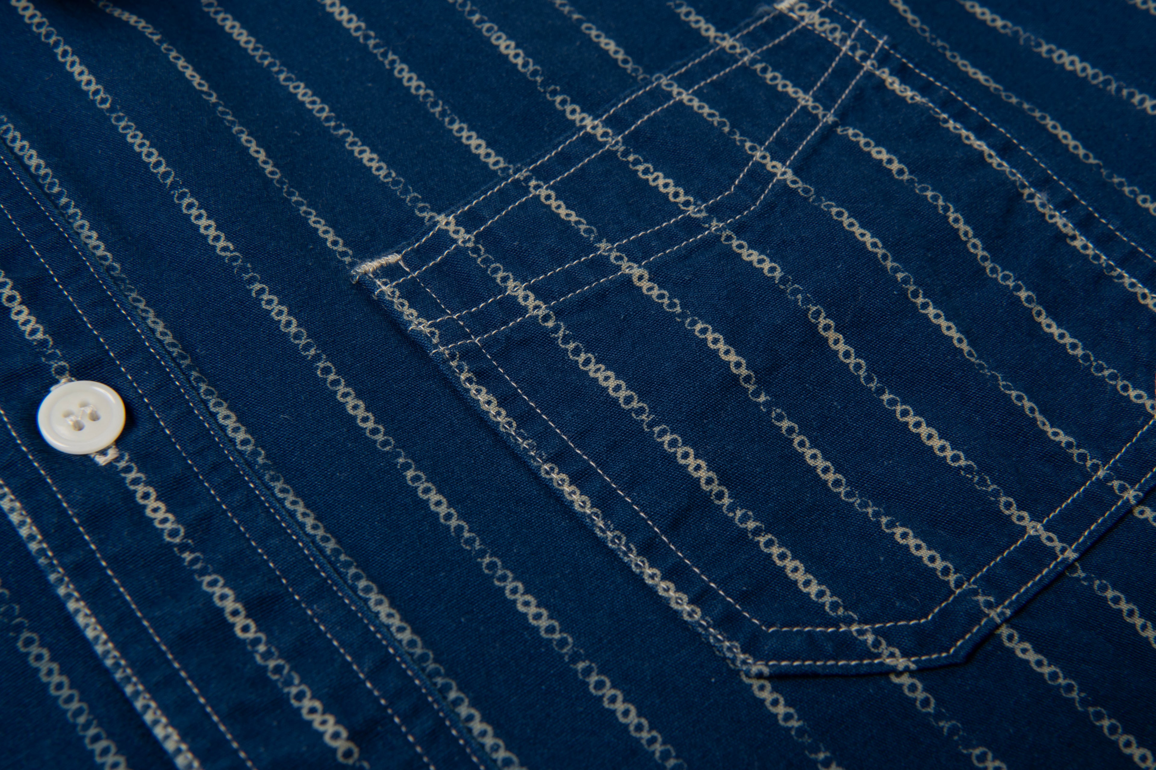 STUDIO D'ARTISAN - PRE-ORDER - INDIGO RING WABASH SHIRT No. 5748 - Tempo