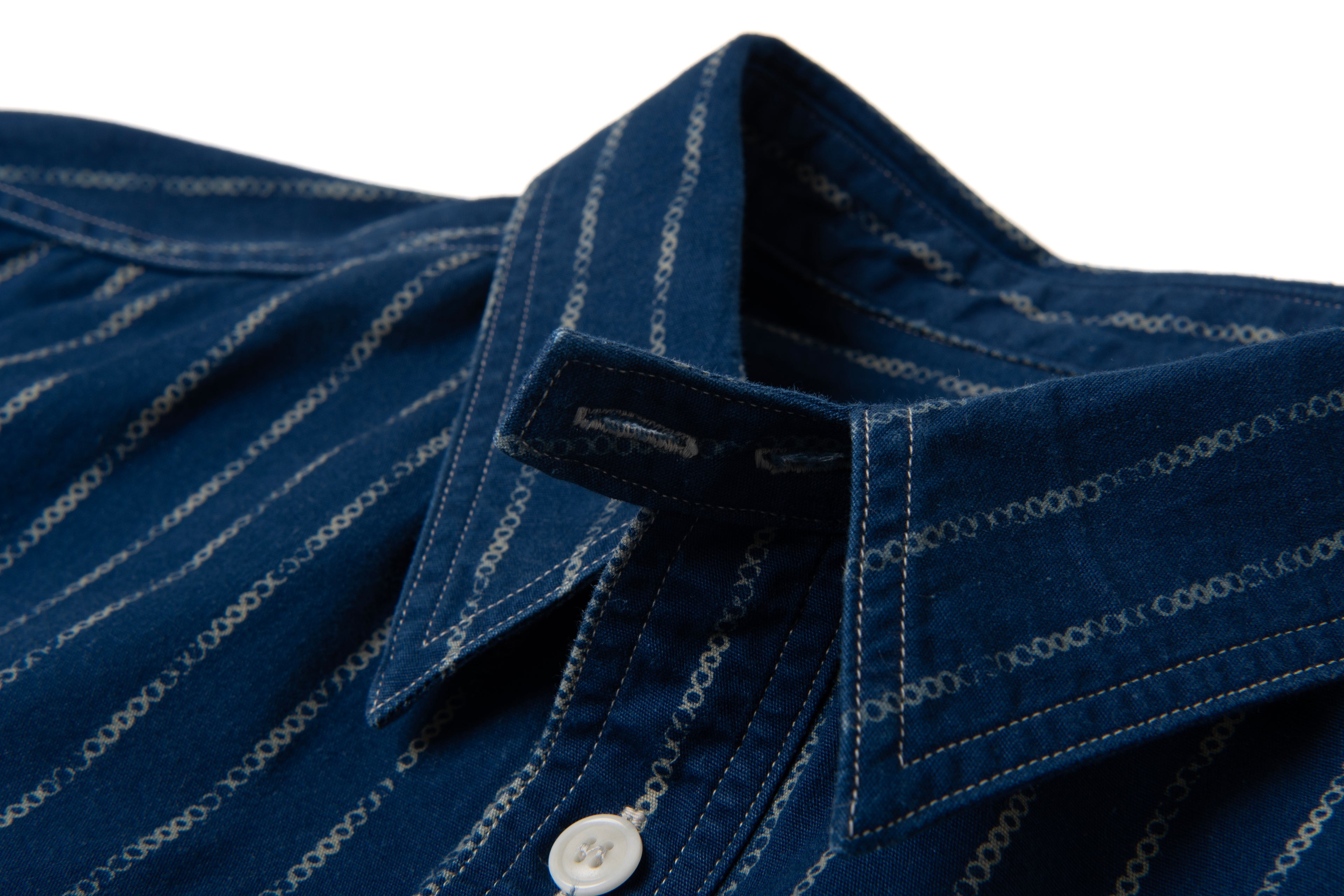 STUDIO D'ARTISAN - PRE-ORDER - INDIGO RING WABASH SHIRT No. 5748 - Tempo