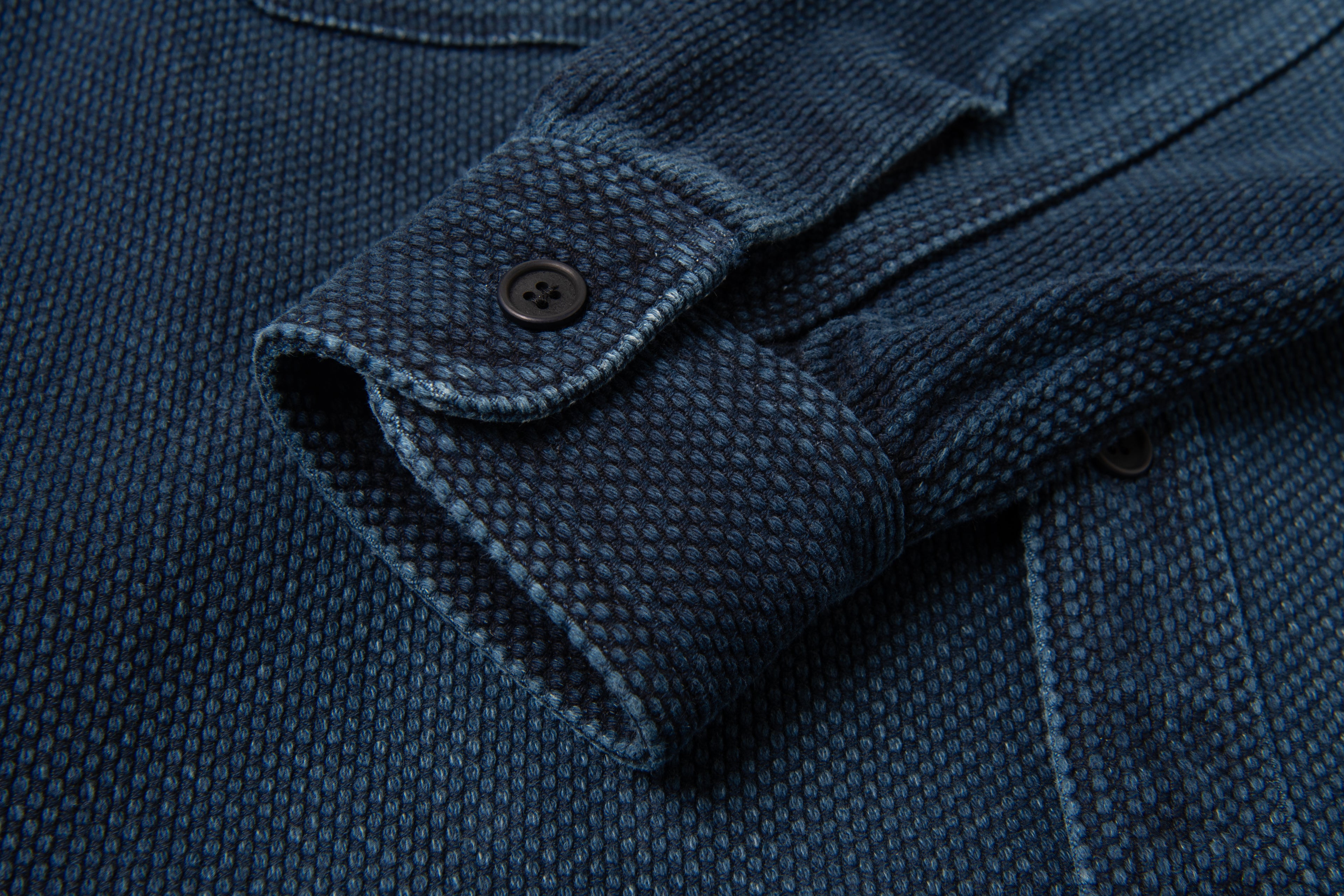 STUDIO D'ARTISAN - PRE-ORDER - SUMI-VAIL 13OZ SASHIKO SHIRT - Tempo