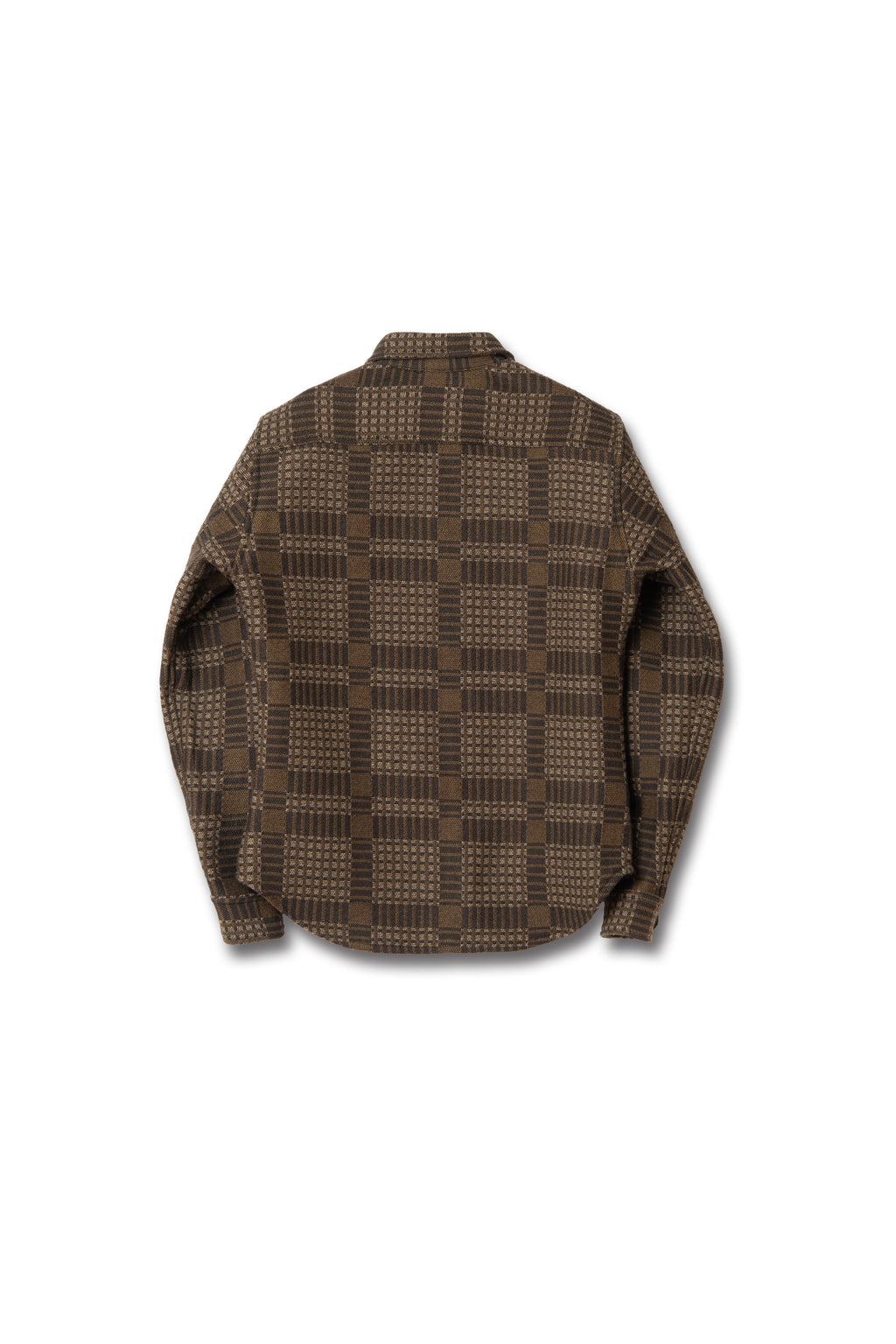 STUDIO D'ARTISAN - PRE-ORDER - OLD BLANKET SHIRT TYPE JACKET IN BROWN - 5750 - Tempo