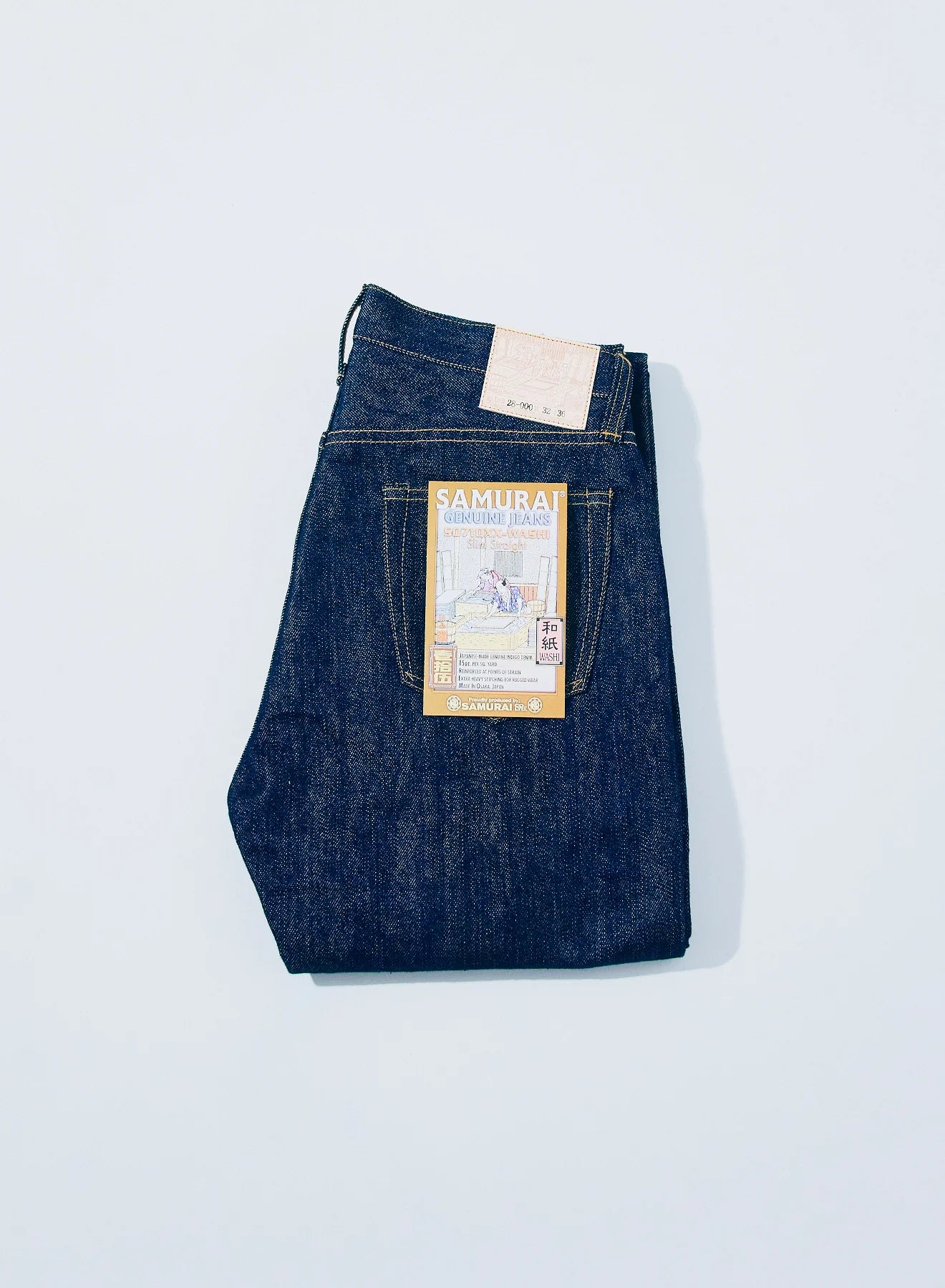 Pre-Order 15oz Washi Paper Selvedge Denim - Slim Straight S0710XX-WASHI