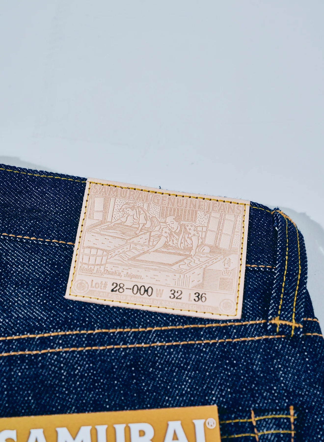 Pre-Order 15oz Washi Paper Selvedge Denim - Slim Straight S0710XX-WASHI