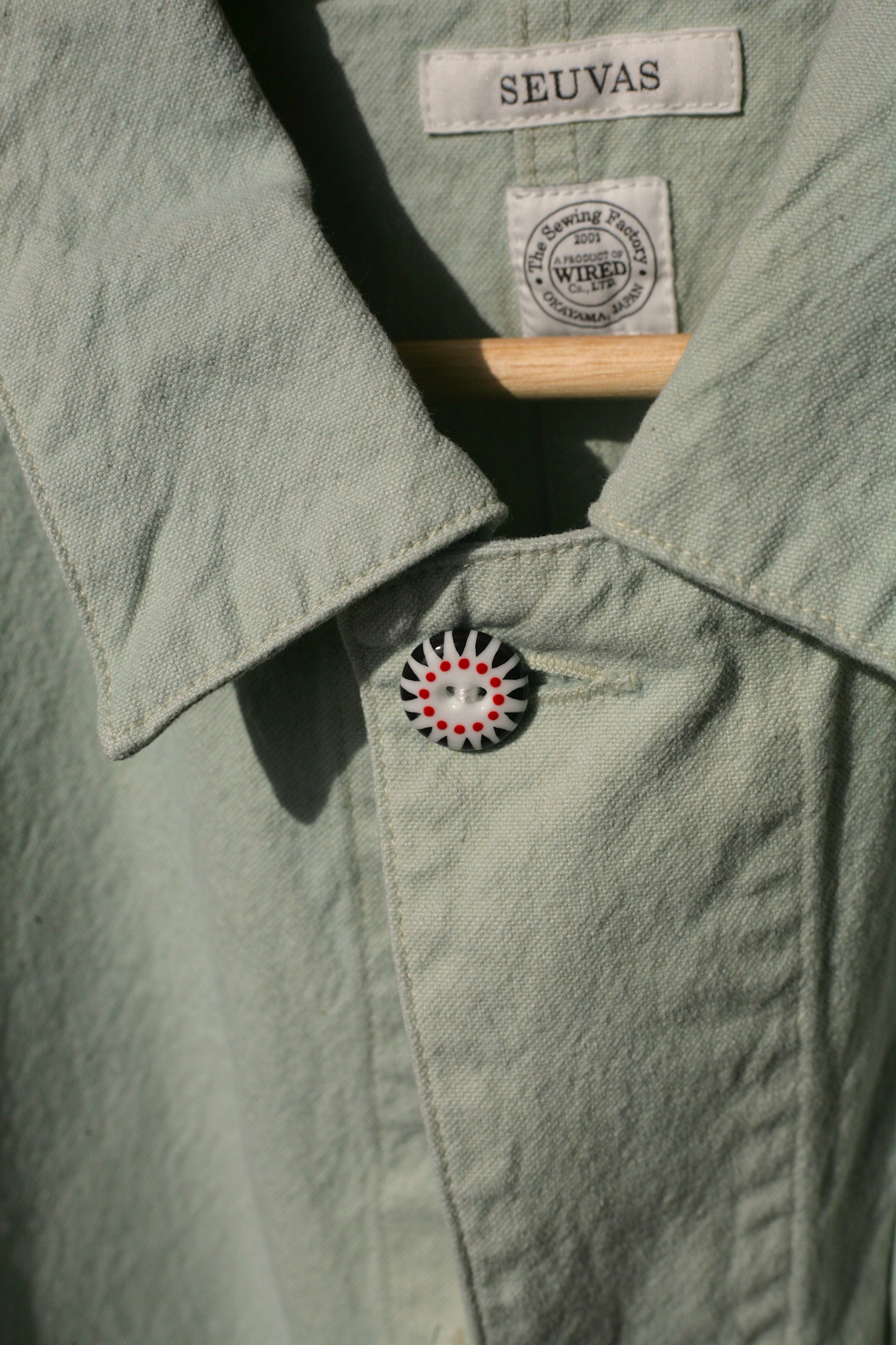 SEUVAS - Matcha Dyed 10oz Kurashiki Hampu Coverall - Tempo
