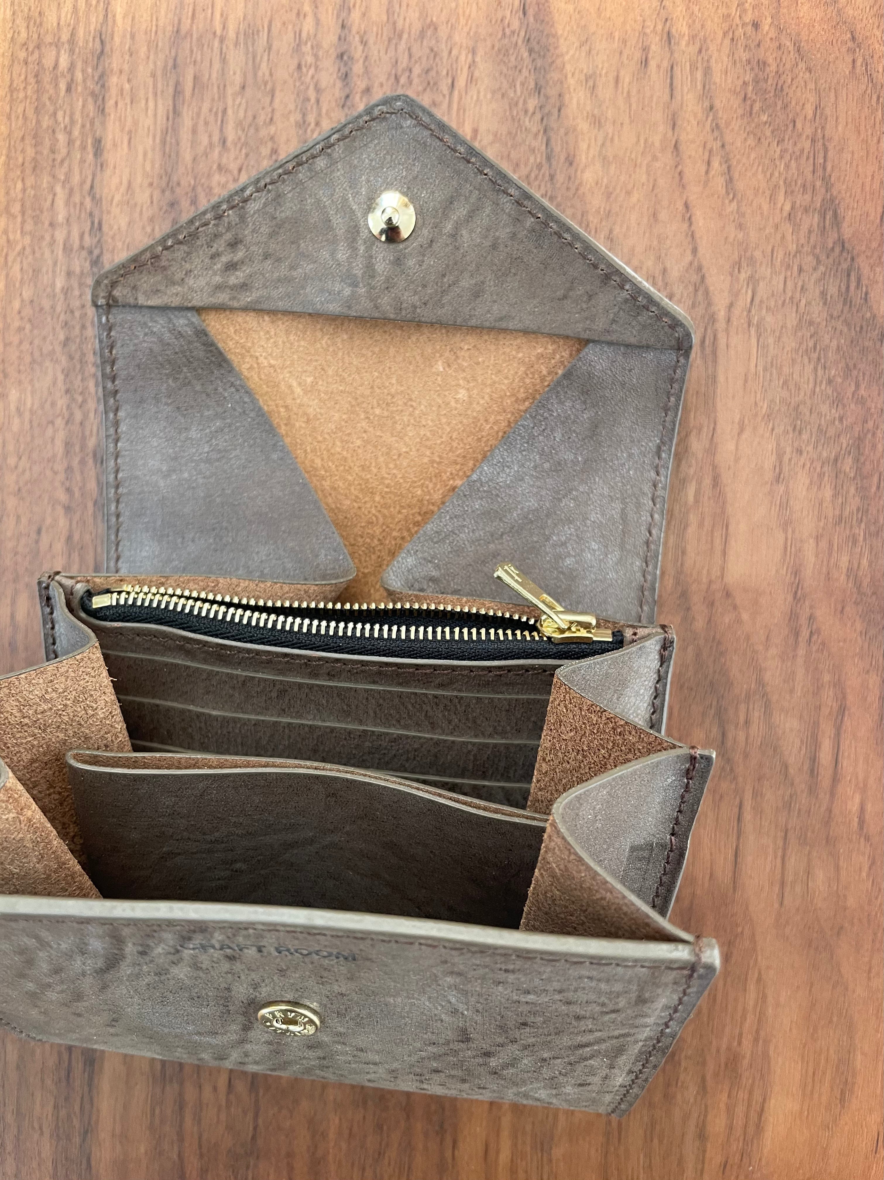 YOKO SAKAMOTO - Vachetta Veg Tanned Leather Wallet - Tempo