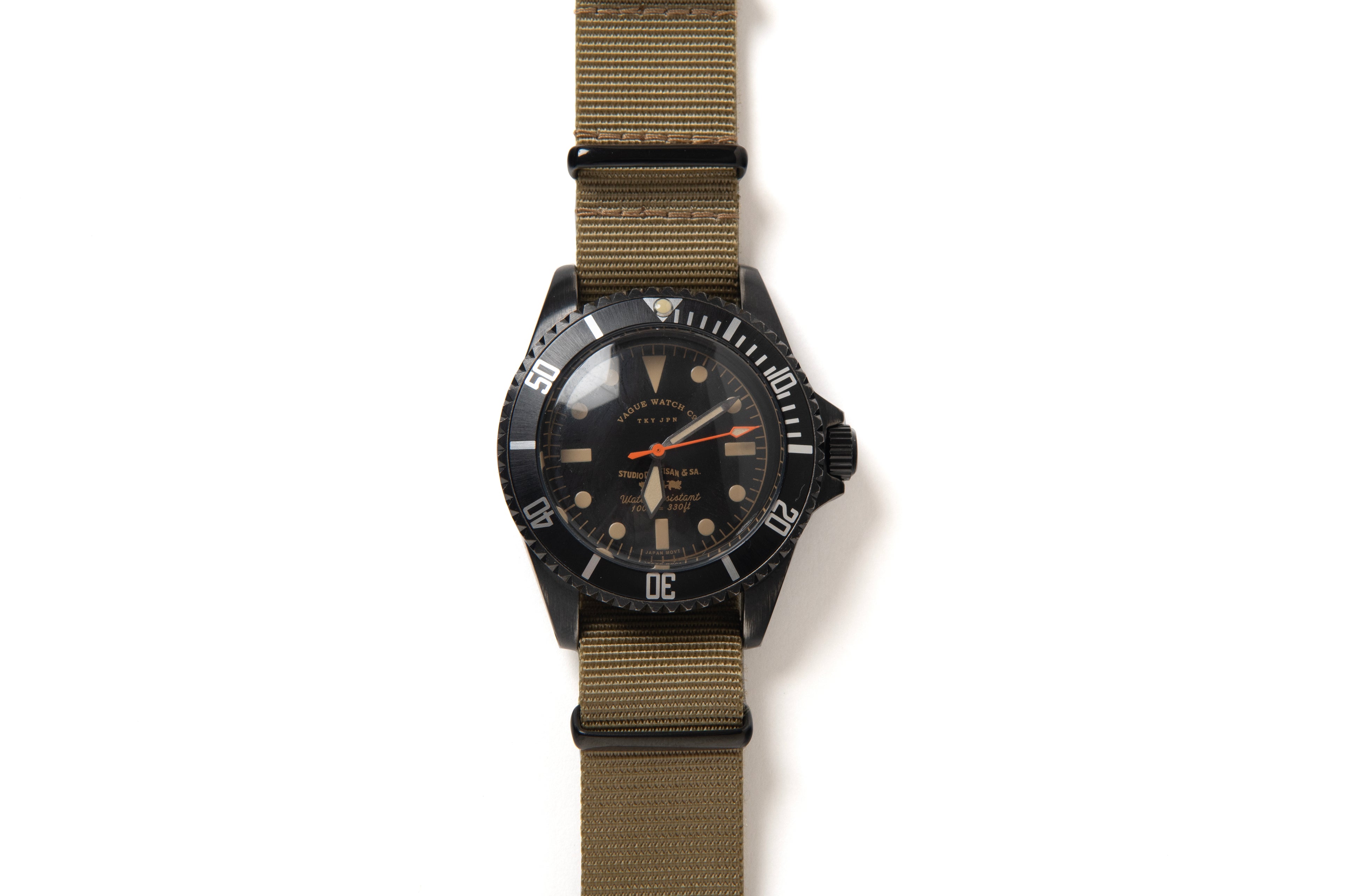 VAGUE WATCH CO. X STUDIO D'ARTISAN - PRE-ORDER - VAGUE WATCH CO. X STUDIO D'ARTISAN COLLABORATION DIVER WATCH - Tempo