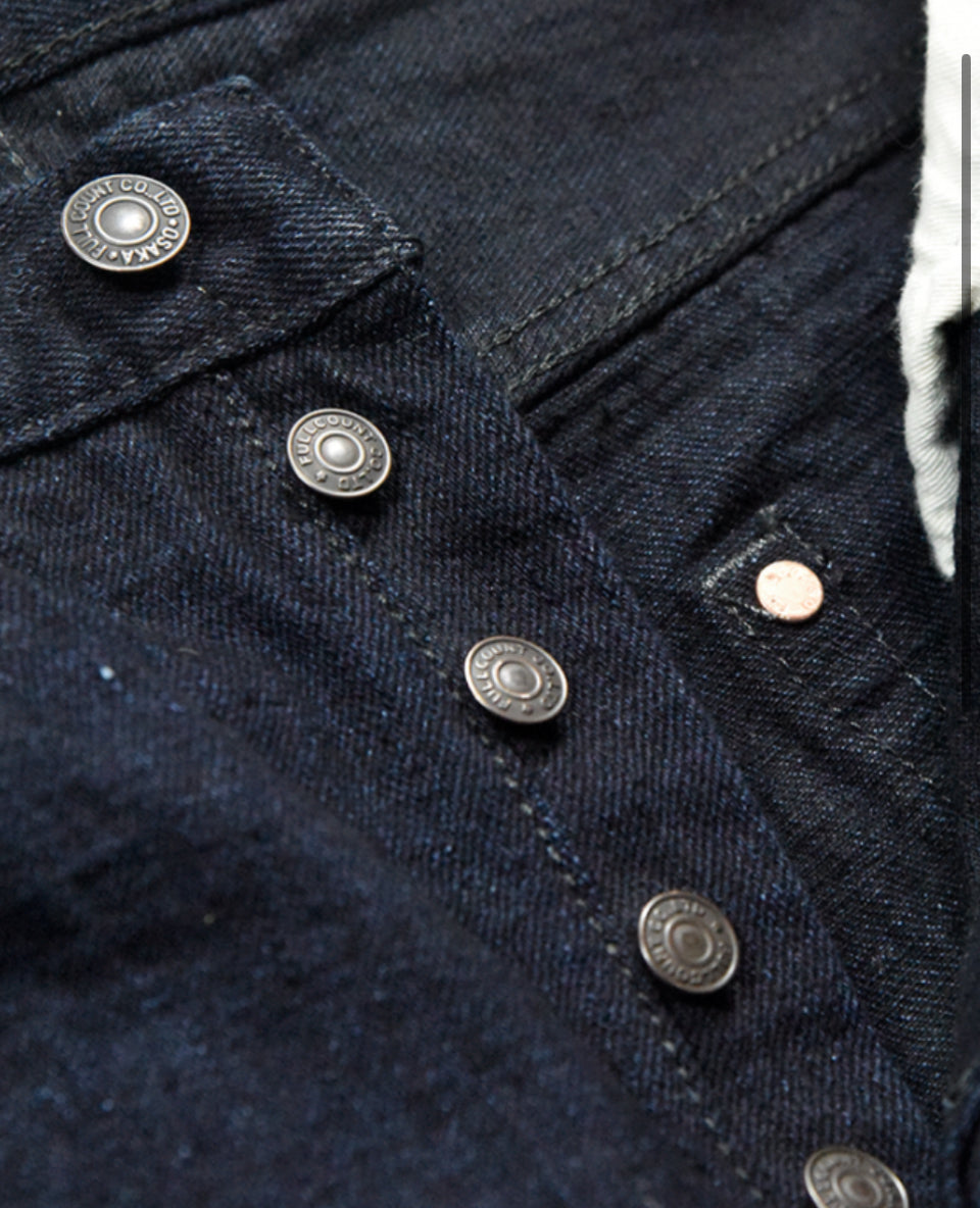 FULLCOUNT - 1103SRB Clean Straight 15.5oz Super Rough Selvedge Denim - OW - Tempo
