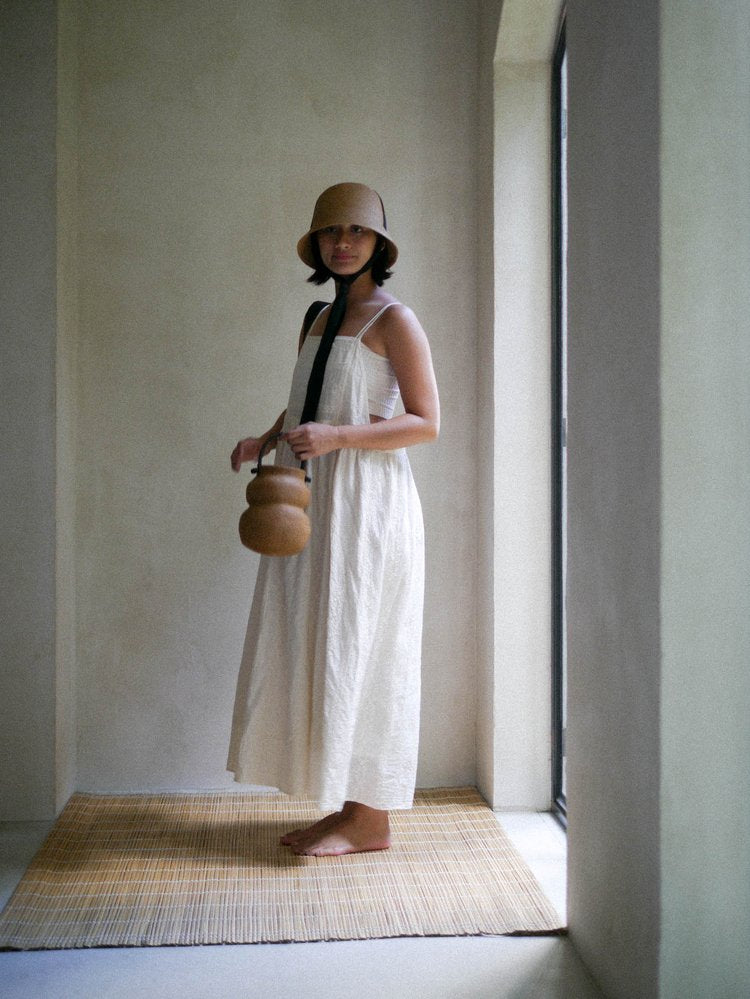 Straw Braid Gourd Hat