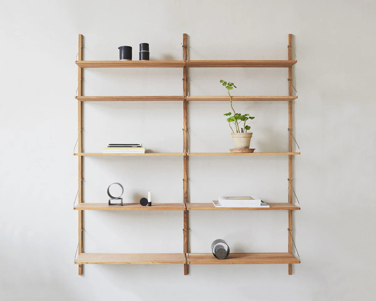 SHELF LIBRARY DOUBLE SECTION | W 80 cm - Tempo