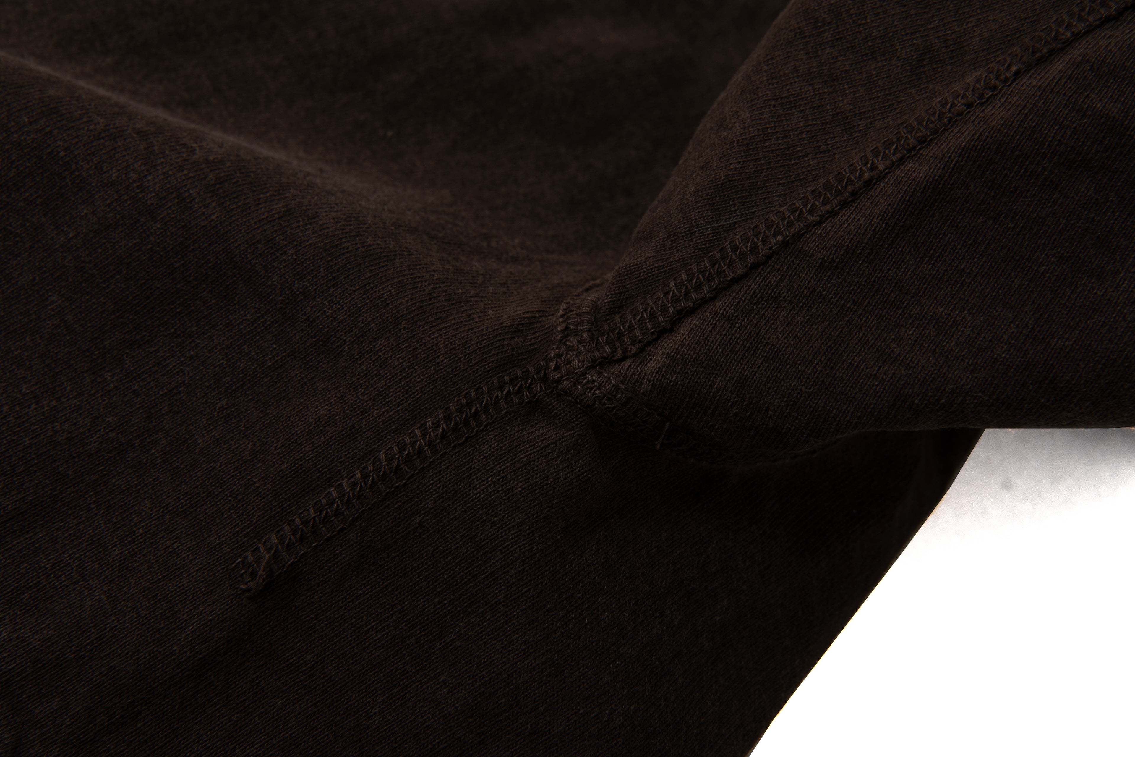 STUDIO D'ARTISAN - Amami Dorozome Mud Dyed Loopwheel T-Shirt - Dark Brown - Tempo