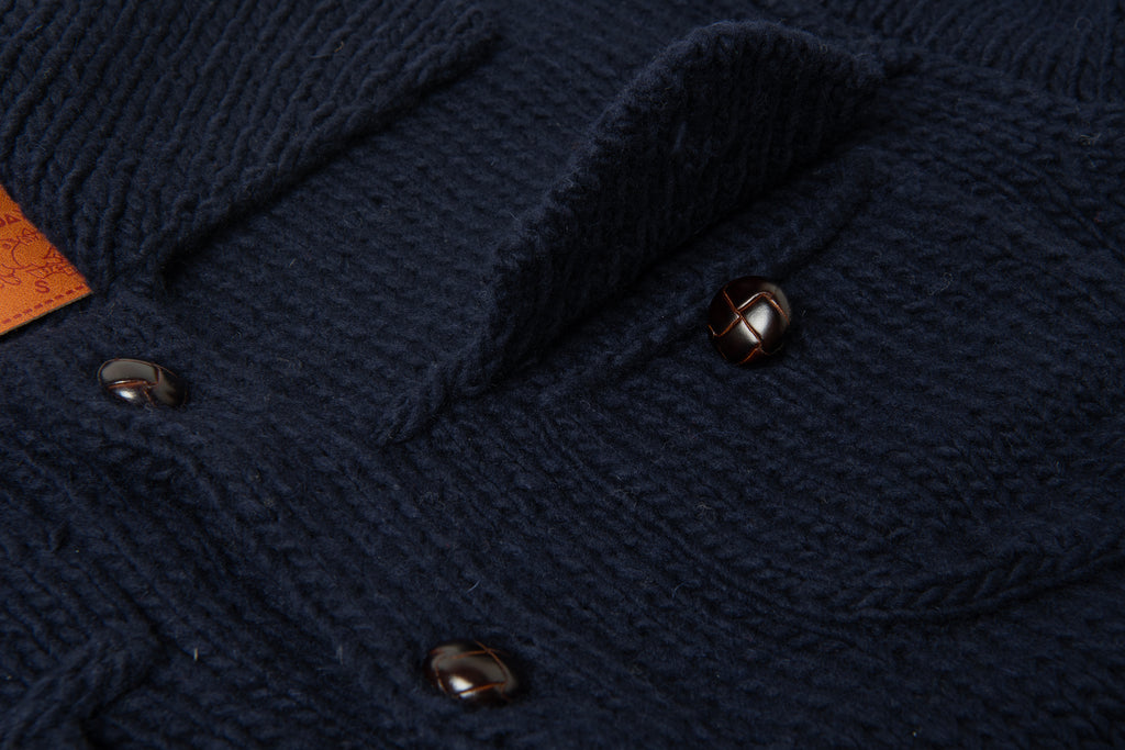 STUDIO D'ARTISAN - PRE-ORDER - PERUVIAN HAND-KNIT IN NAVY - Tempo