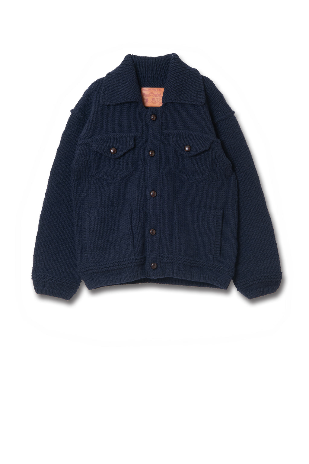 STUDIO D'ARTISAN - PRE-ORDER - PERUVIAN HAND-KNIT IN NAVY - Tempo
