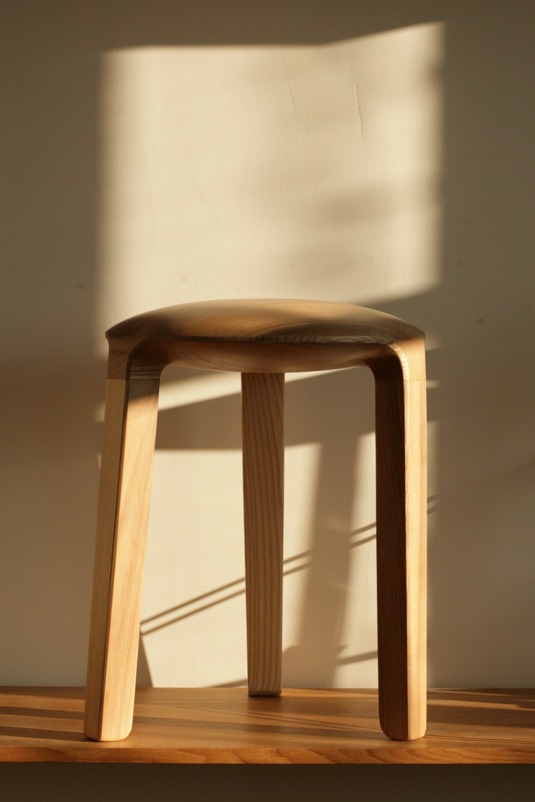 TOMAYA. - SAMPLE | Daejo I Solid Ash Stool - Tempo