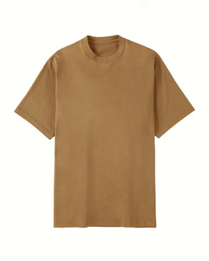 Crew Neck T Organic Twin Jersey | Hazel - Tempo