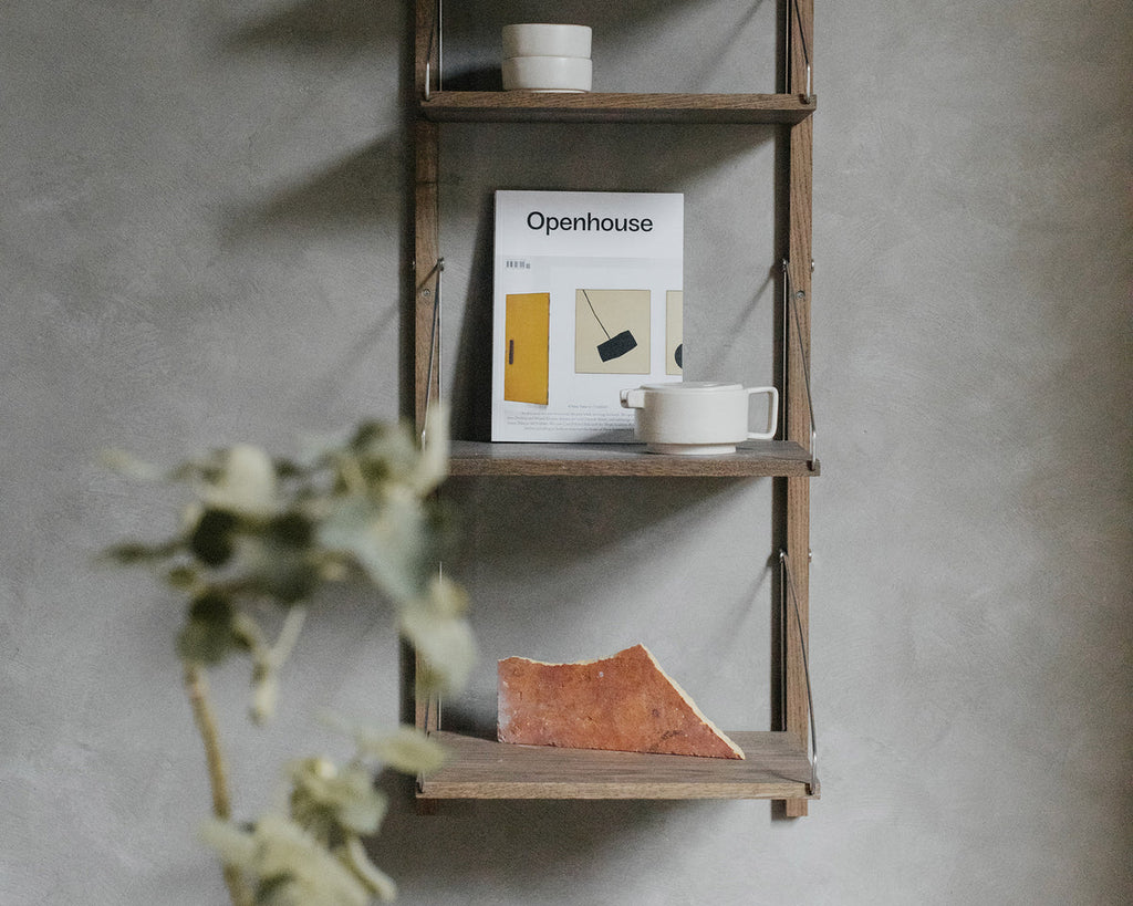 FRAMA - SAMPLE | SHELF LIBRARY SINGLE SECTION | H1852 / W40 - DARK OAK - Tempo