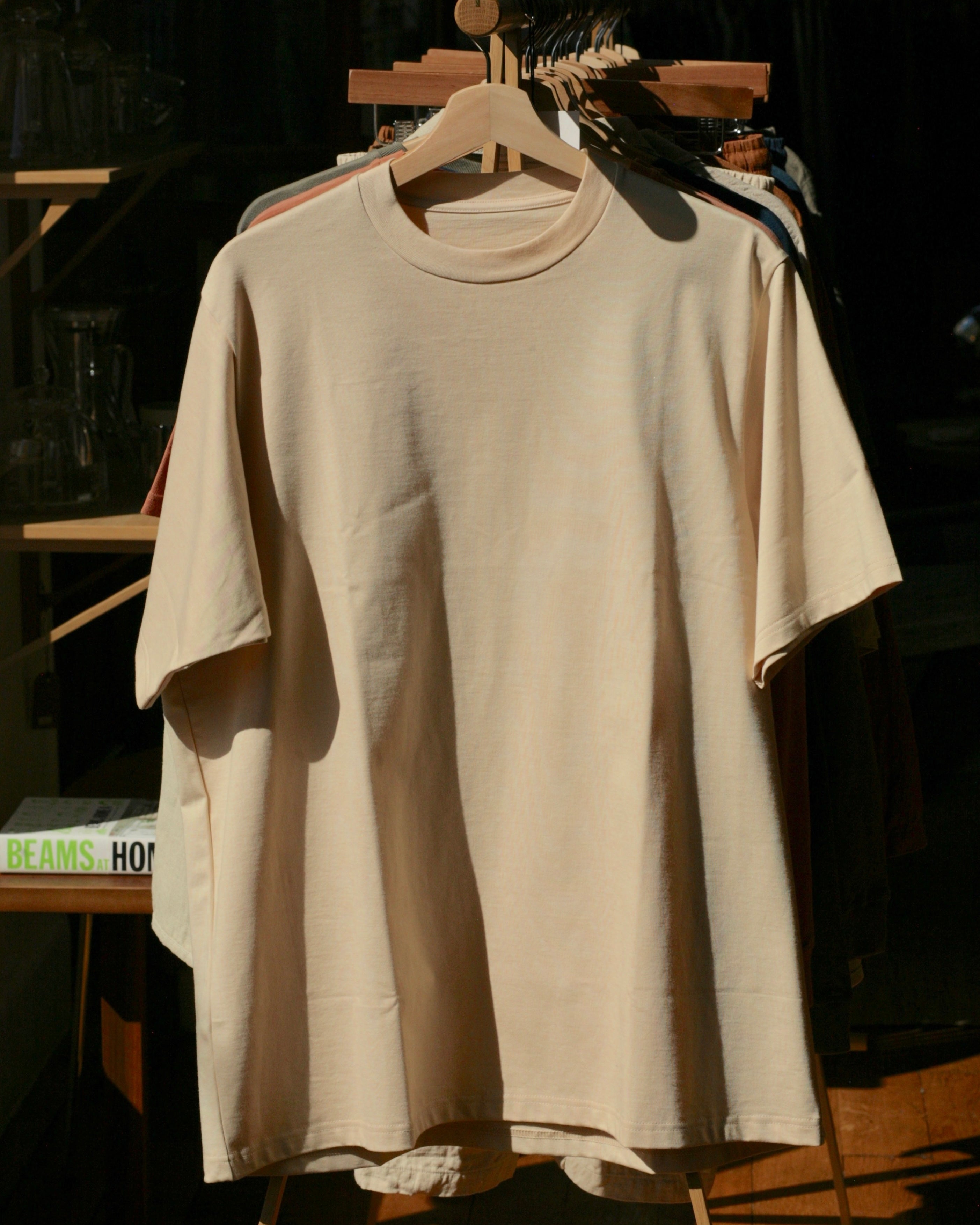 POSTALCO - Crew Neck T Organic Twin Jersey | Ivory - Tempo