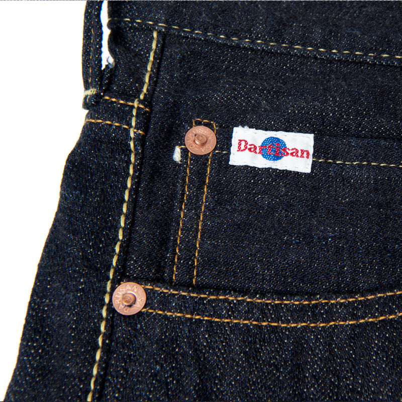 STUDIO D'ARTISAN - 14oz G3 Shuttle Loom High-Rised Tapered Selvedge Jeans - Tempo