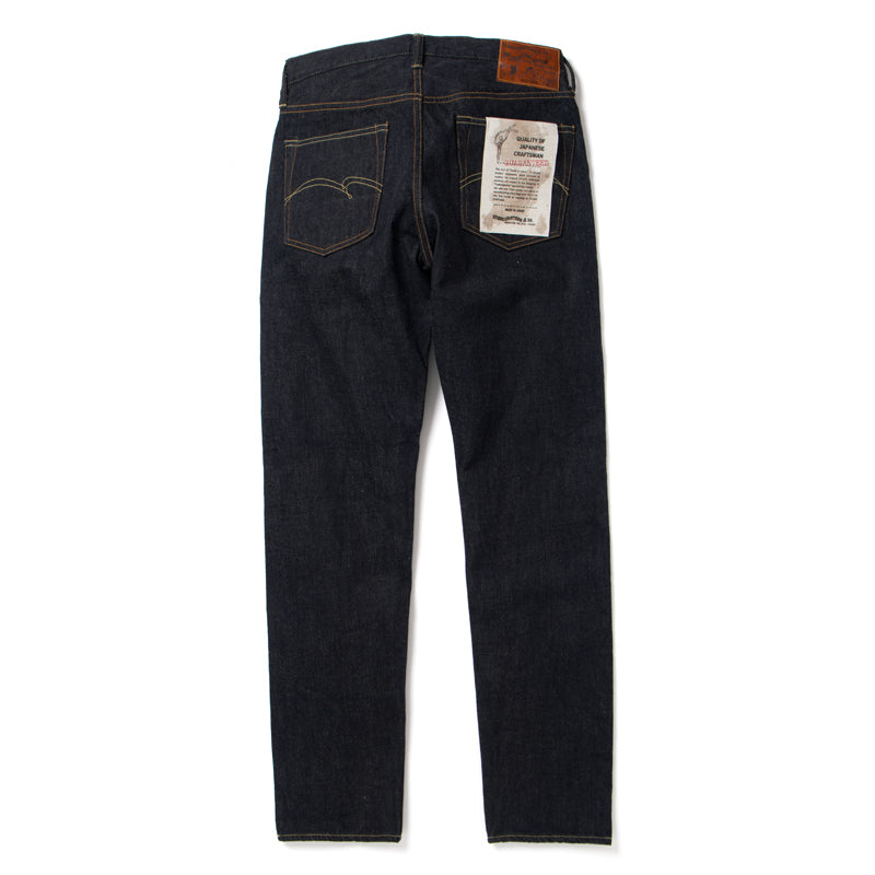 14 oz G3 Shuttle Loom Jeans mit hoher Taille und konischer Selvedge-Passform