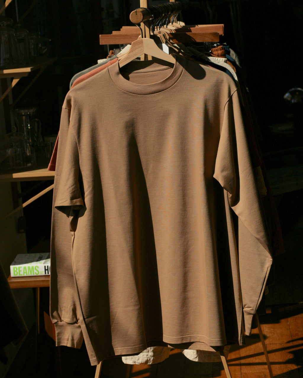 POSTALCO - Crew Neck T Long Organic Twin Jersey | Hazel - Tempo