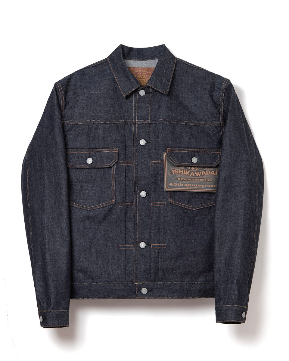 STUDIO D'ARTISAN - 45th Anniversary 13oz Ishikawa-dai Type II Denim Jacket + Tote Bag - Tempo