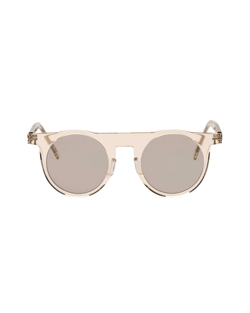 ISSEY MIYAKE EYES - GEOMETRY BOSTON Sun - Pebble Beige - Cellulose Acetate - Tempo