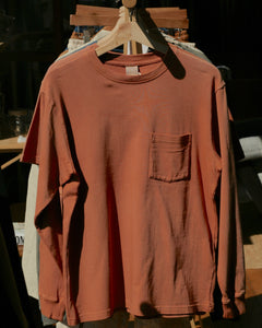 Cotton Long-sleeve T-Shirt | Cutch & Madder Hand-dyed