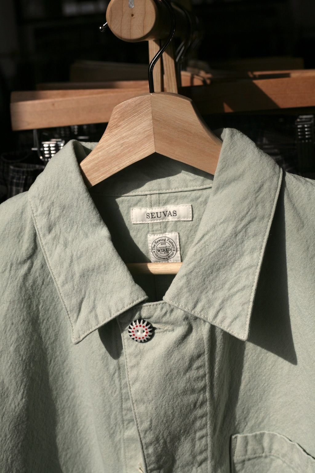 SEUVAS - Matcha Dyed 10oz Kurashiki Hampu Coverall - Tempo