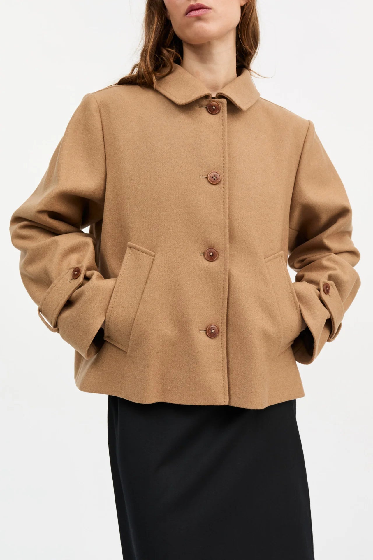 SKALL STUDIO - Ally Wool Jacket in Camel - Tempo