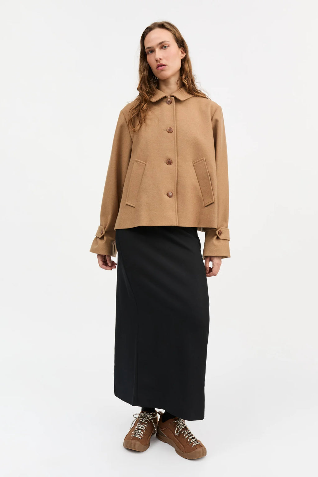 SKALL STUDIO - Ally Wool Jacket in Camel - Tempo
