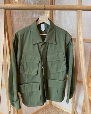 "Over Jacket" in Olive High Density Cotton Drill