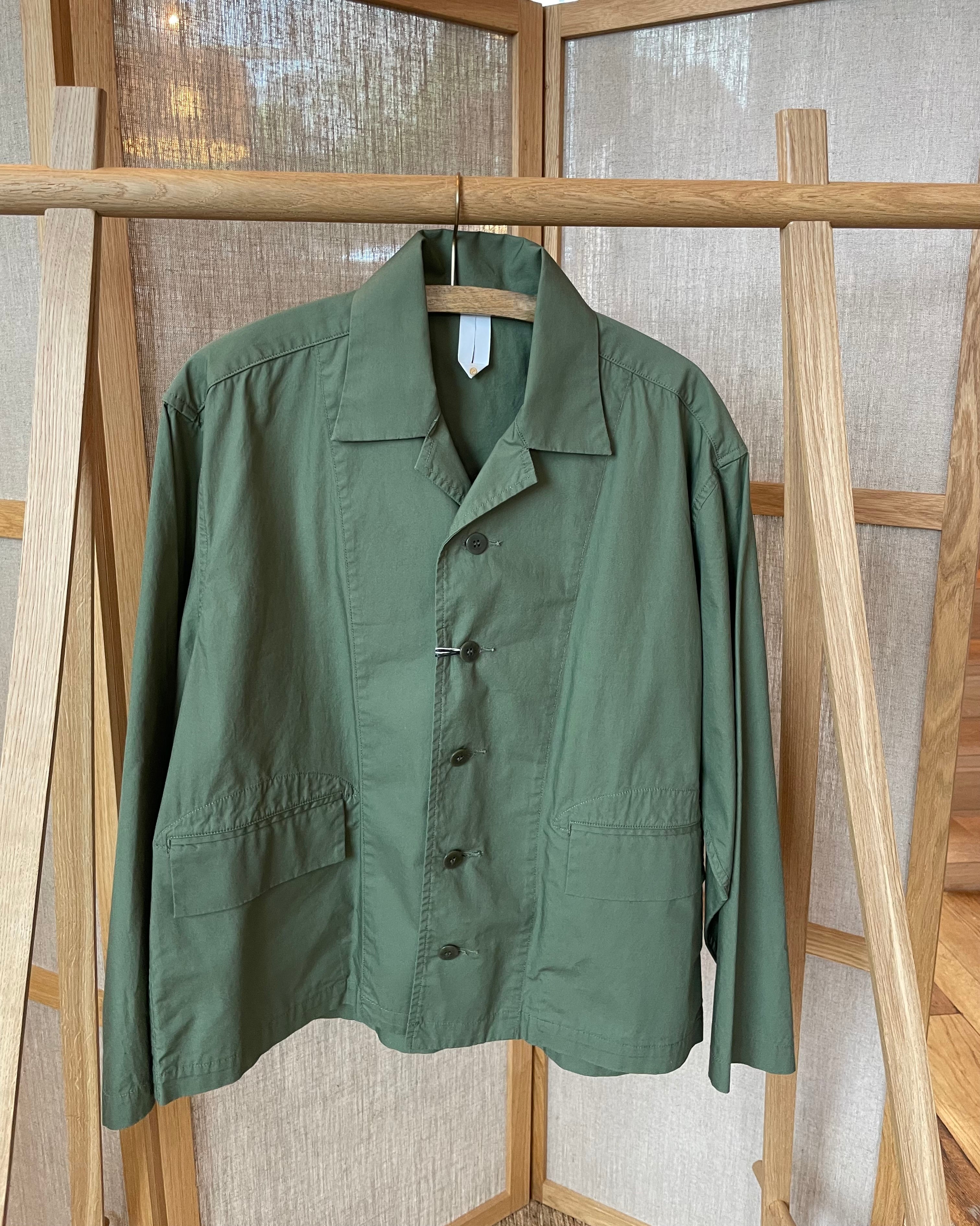 Ironari - Spring Pearson Cotton Jacket in Olive Drab - Tempo