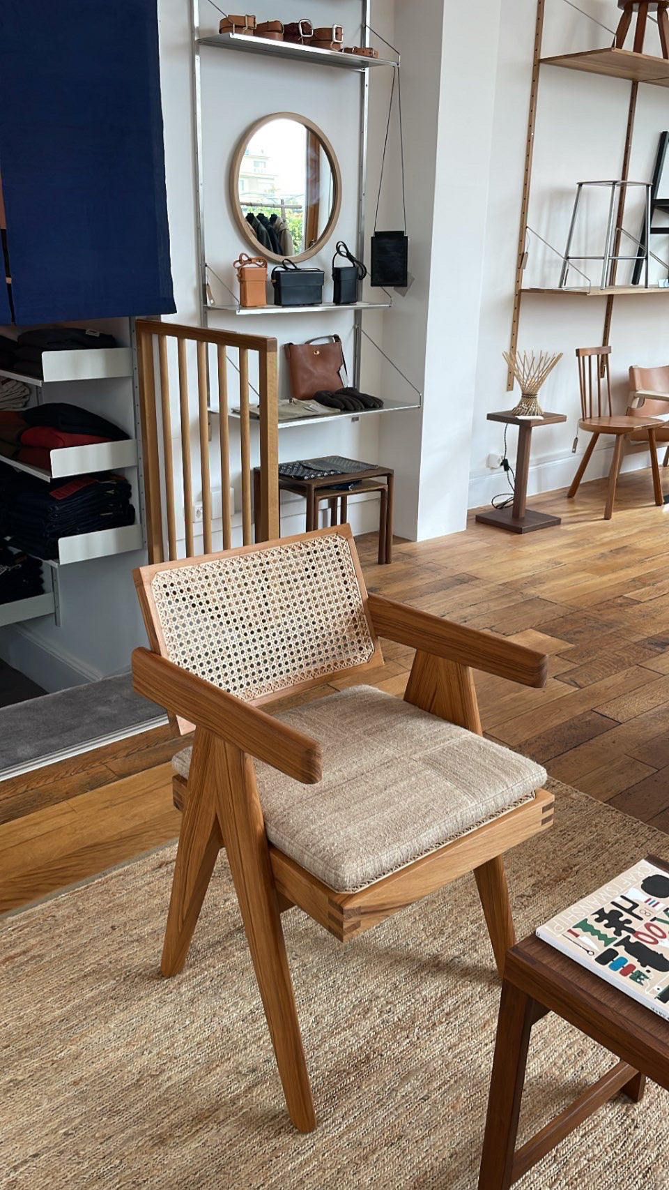 x + l Gaya Raw Silk Patchwork Seat Cushion - Tempo