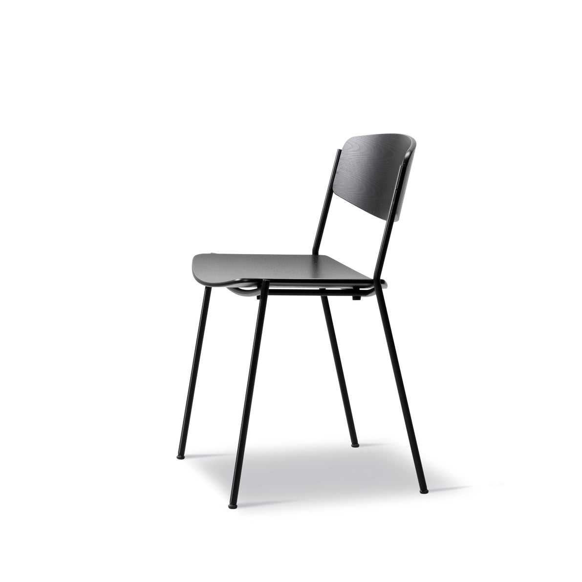 Lynderup Chair - Black Steel Frame - Tempo