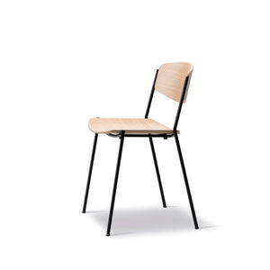 Lynderup Chair - Black Steel Frame - Tempo