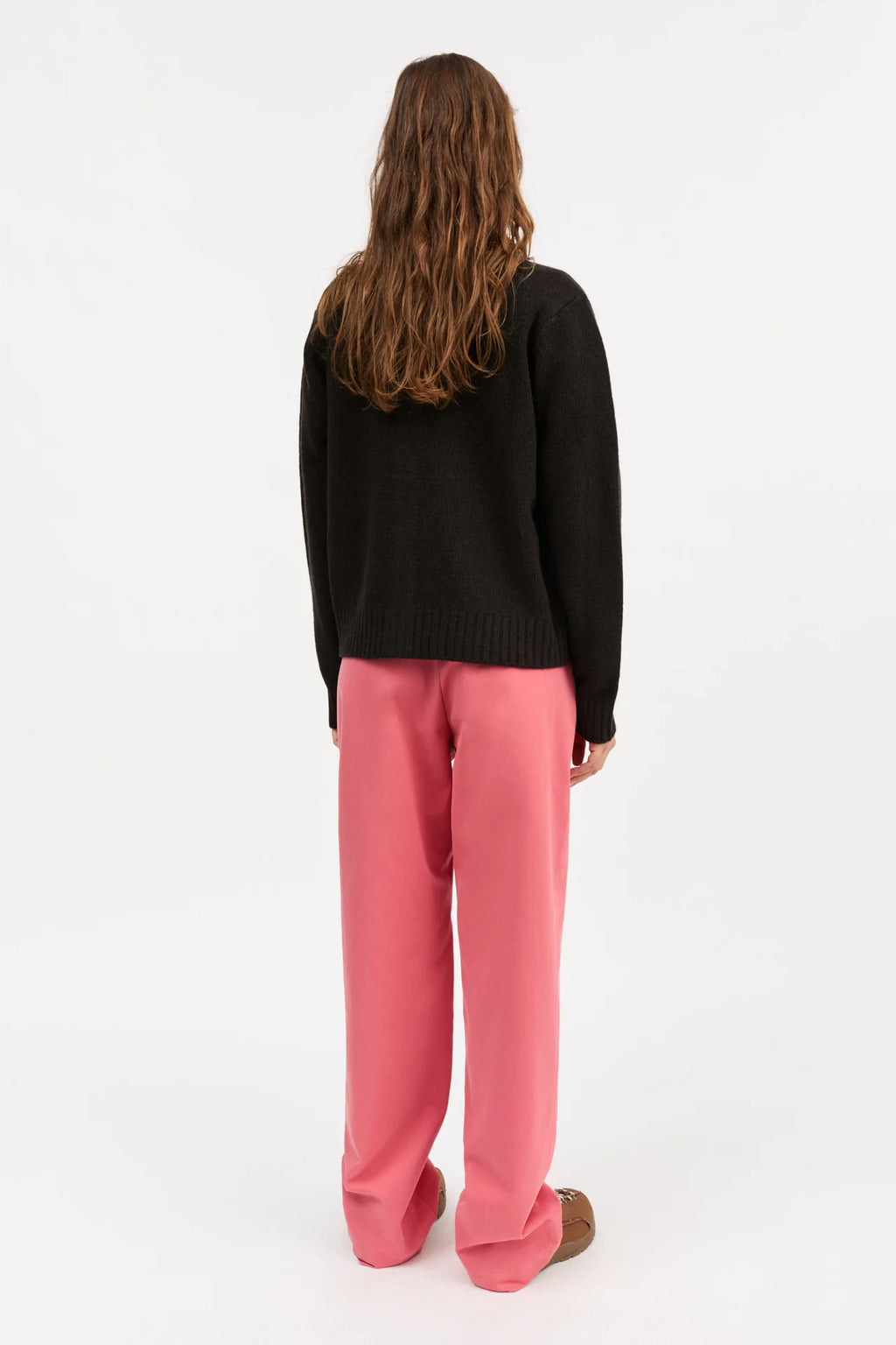 SKALL STUDIO - Beti Merino Wool Cardigan in Deep Brown - Tempo