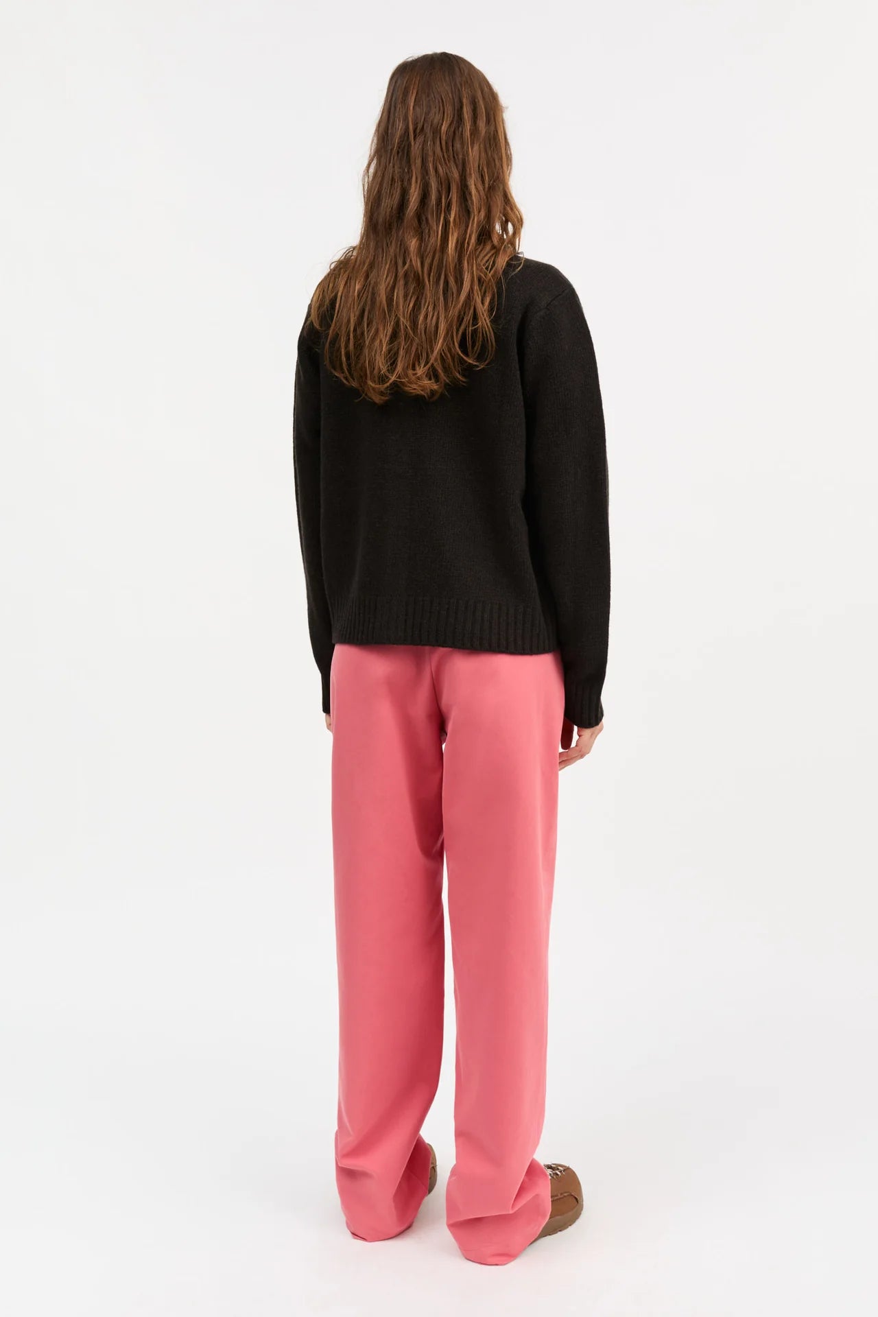 SKALL STUDIO - Beti Merino Wool Cardigan in Deep Brown - Tempo