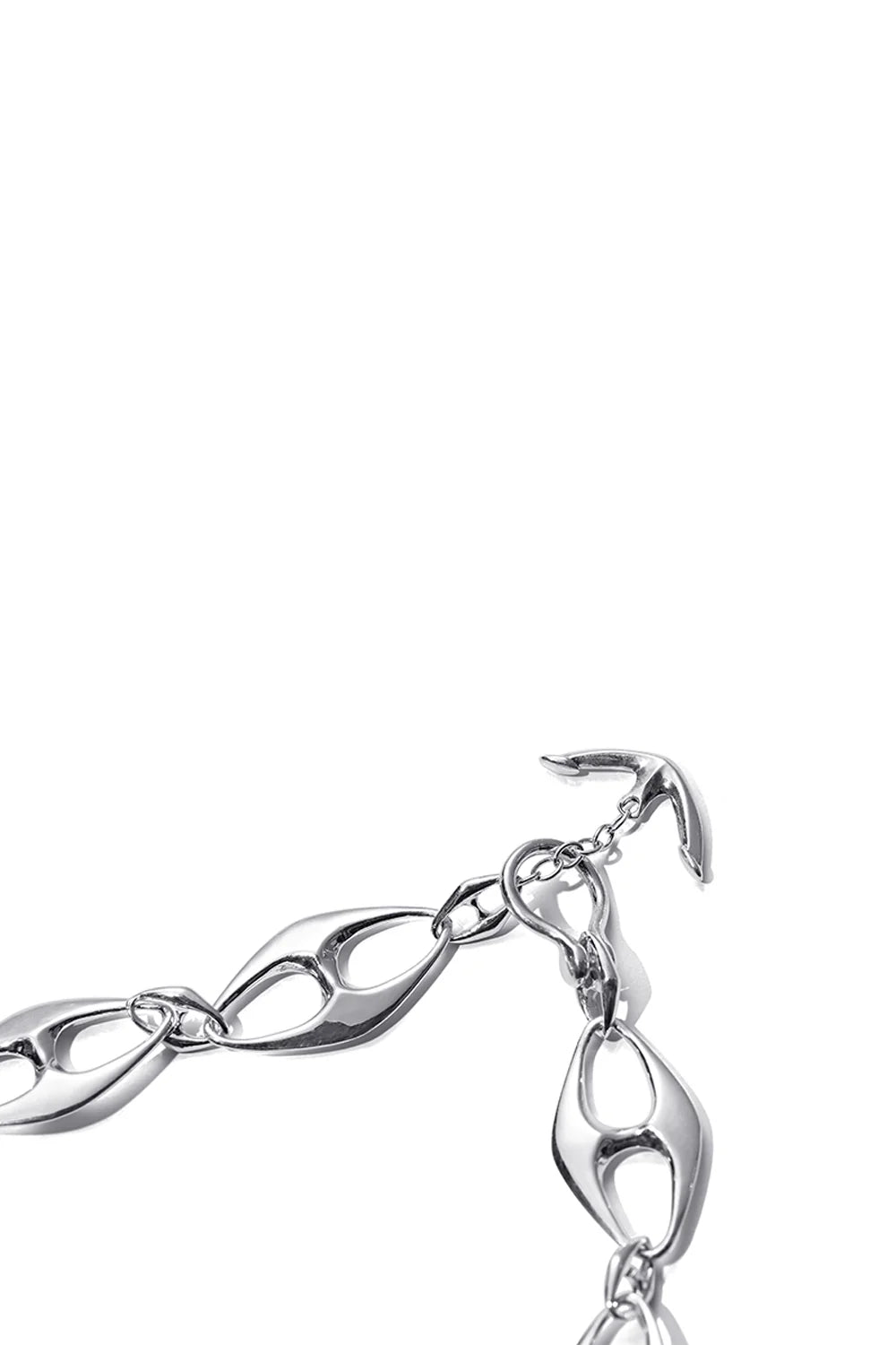 COLDFRAME - Handcrafted 925 CF Large Anchor Chain Necklace - Tempo