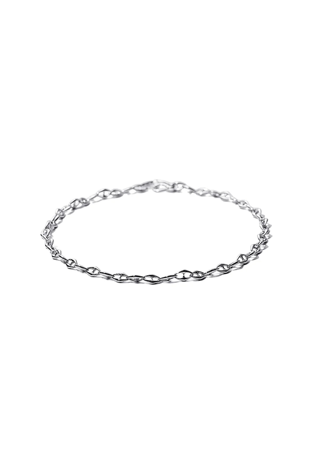 COLDFRAME - Handcrafted 925 CF Small Anchor Chain Necklace - Tempo