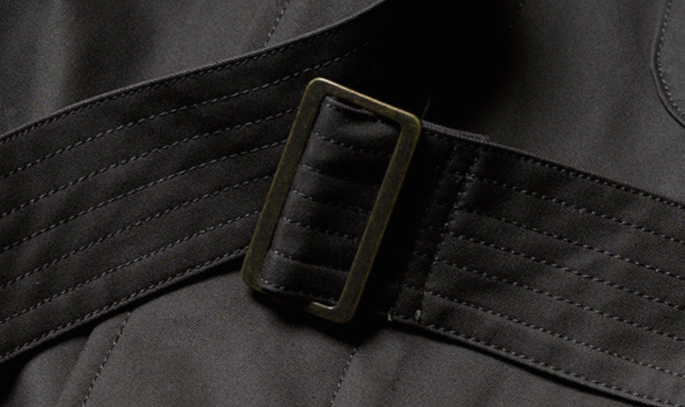 ORGUEIL - STUDIO D'ARTISAN - Ventile Motorcycle Coat in Black - Tempo