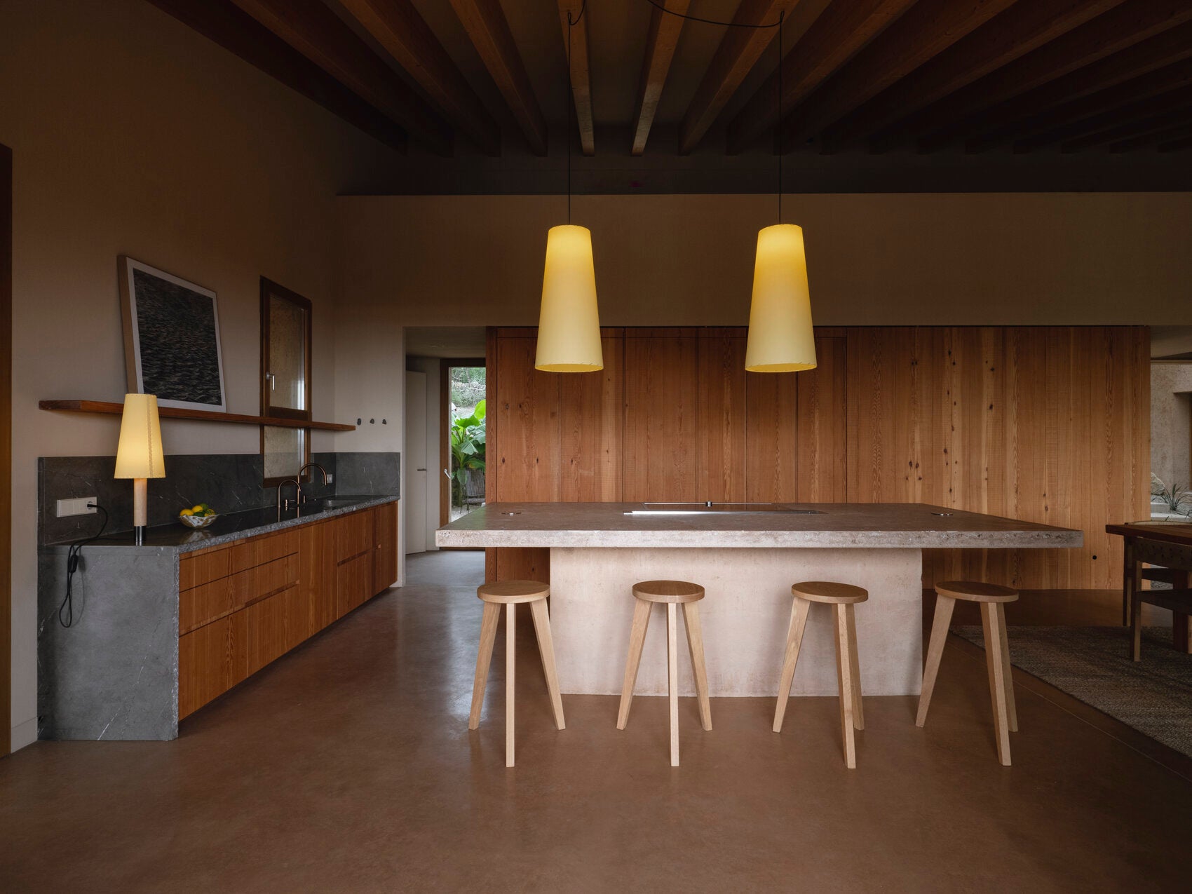 GT4 Sísísí Cónicas Largas Parchment Pendant Lamp - Tempo